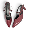 VELATO Patent Slingback Kitten Heels