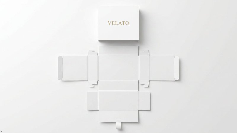 VELATO box dieline